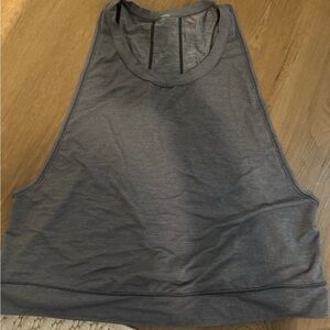 Gray Sleeveless Lululemon workout tank